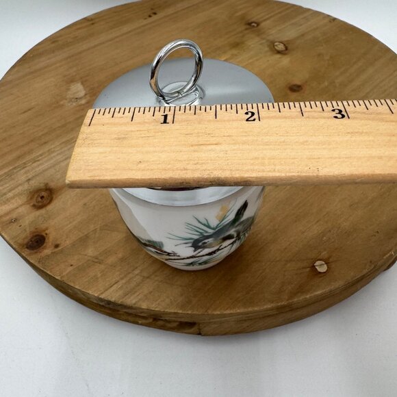 Vintage Royal Worcester Double Egg Coddler w/ Birds - Picture 12 of 13